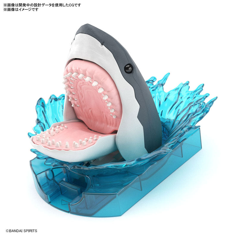 Exploring Lab Nature Great White Shark Plastic Model