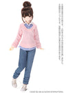 1/6 Pure Neemo Wear PNM Natural V-neck Sweater Light Pink (DOLL ACCESSORY)