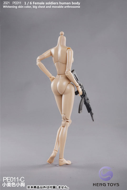 1/6 Female Soldier Human Body (Body) Tan/ Big Bust C