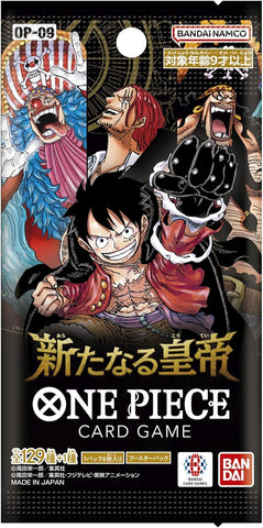 One Piece Trading Card Game - Four Emperors (OP-09) - Booster Box ( 24 boosters) - Japanese Ver (Bandai)