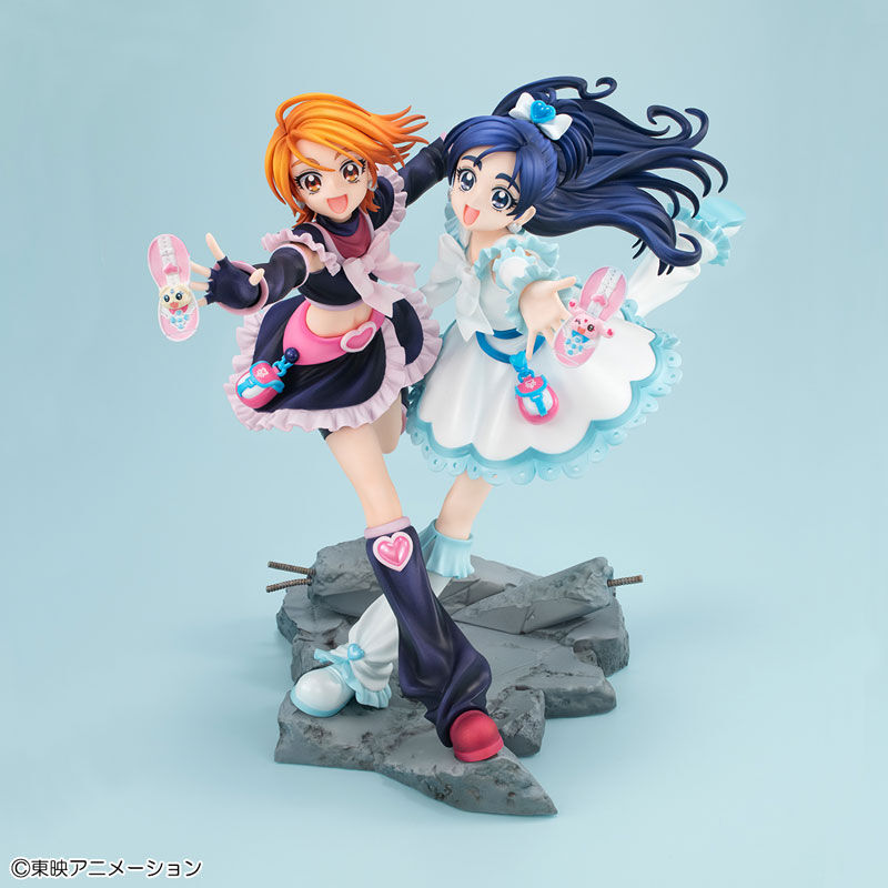 Cure Black, Cure White, Mepple, Mipple - Futari wa Precure