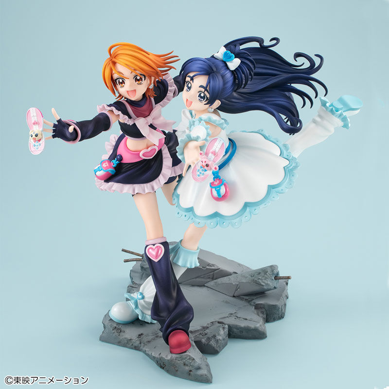 Cure Black, Cure White, Mepple, Mipple - Futari wa Precure