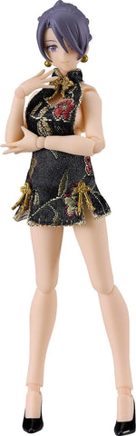 Original - Figma #569c - figma Styles - Mika - Mini Skirt Chinese Dress Outfit, Black (Max Factory)