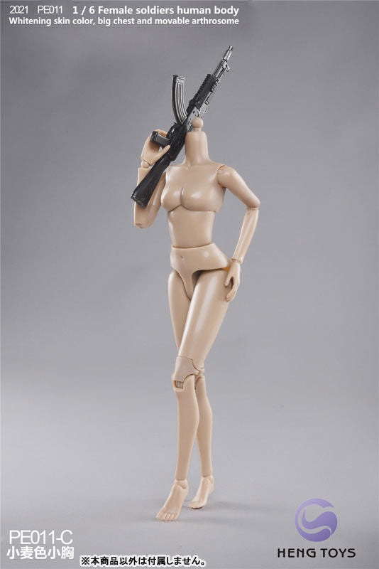 1/6 Female Soldier Human Body (Body) Tan/ Big Bust C