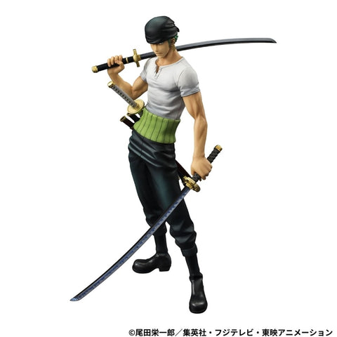 One Piece - Roronoa Zoro - Excellent Model - Portrait Of Pirates DX - 1/8 - 10th Limited Ver. - Limited Reprint Edition (MegaHouse) [Shop Exclusive]