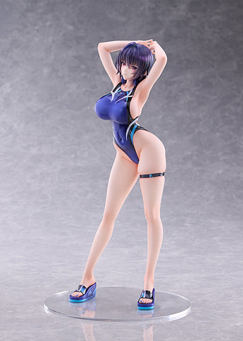 Original - Swimsuit Silhouette - Kenzaki Kasumi - 1/7 - Kyouei Mizugi Ver. - Limited Edition (Amakuni, Hobby Japan) [Shop Exclusive]