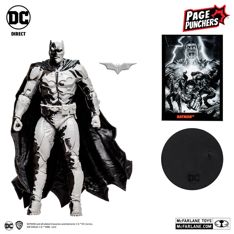 DC Direct "Page Punchers" Batman (Line Art Variant) [Comic/Black Adam]