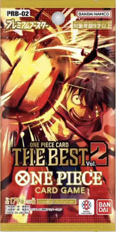 One Piece PRB-02 The Best Vol 2 Premium Booster Box (Japanese) One Piece PRB-02 The Best Vol 2 Premium Booster Box (Japanese)