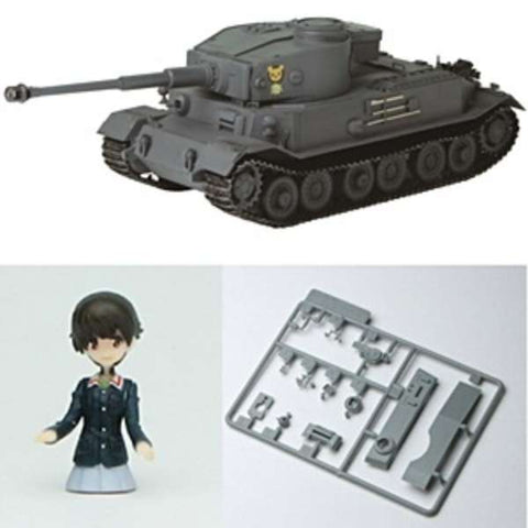 Girls und Panzer - Nakajima Satoko - Panzerjager Tiger -The Leopon Team Ver.- Expert Set - 1/35 - Miyazawa Limited (Platz)