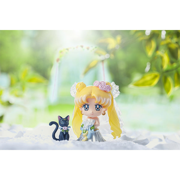 Bishoujo Senshi Sailor Moon - Artemis - Chiba Mamoru - Luna - Tsukino Usagi - Petit Chara Happy Wedding - Petit! Chara Series