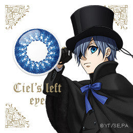 Kuroshitsuji Ciel Phantomhive Left Eye 1 Day Cosplay Color Lens (10x)