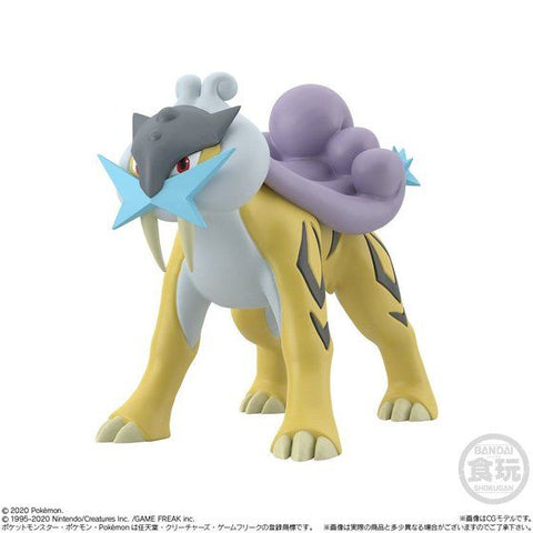 Pocket Monsters - Entei - Suicune - Raikou - Pokémon Scale World Candy Toy - 1/20 - Set of 3 Figures (Bandai) [Shop Exclusive]