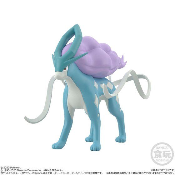 Pocket Monsters - Entei - Suicune - Raikou - Pokémon Scale World Candy Toy - 1/20 - Set of 3 Figures (Bandai) [Shop Exclusive]