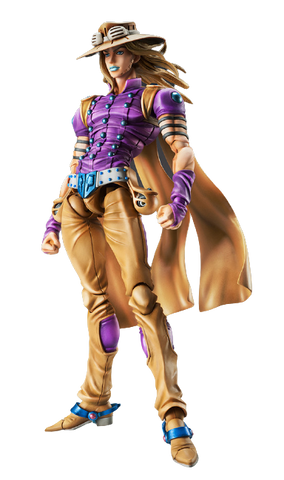 Jojo no Kimyou na Bouken - Steel Ball Run - Gyro Zeppeli - Super Action Statue - Ver. 1.5 - 2023 Re-release (Medicos Entertainment)