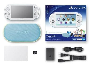 PlayStation Vita Value Pack Lightblue White (PCH-2000)