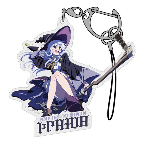 Majo no Tabitabi - Elaina - Acrylic Keychain - Acrylic Multi Keyholder - Earphone Jack Accessory - Keyholder - Strap (Cospa)