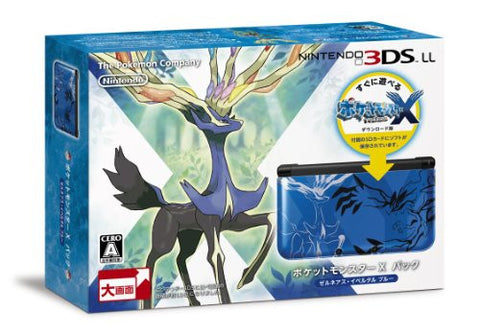 Nintendo 3DS LL [Pokemon X Pack] (Xerneas - Yveltal Blue)