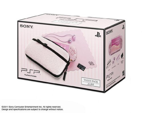 PSP PlayStation Portable Slim & Lite - Blossom Pink Value Pack for Girls (PSPJ-30019)