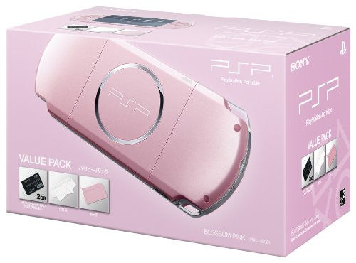 PSP PlayStation Portable Slim & Lite - Blossom Pink Value Pack (PSPJ-30025)