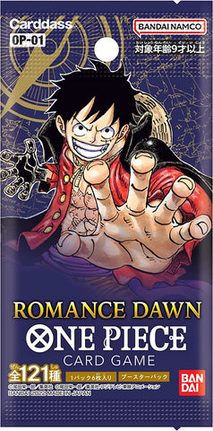 One Piece – OP-01 – Romance Dawn – Booster Pack – Japanese - OVERHAULED Games TCG One Piece – OP-01 – Romance Dawn – Booster Pack – Japanese - OVERHAULED Games TCG