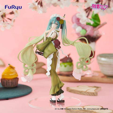 Piapro Characters - Hatsune Miku - Exceed Creative Figure - Sweet Sweets - Matcha Parfait (FuRyu)