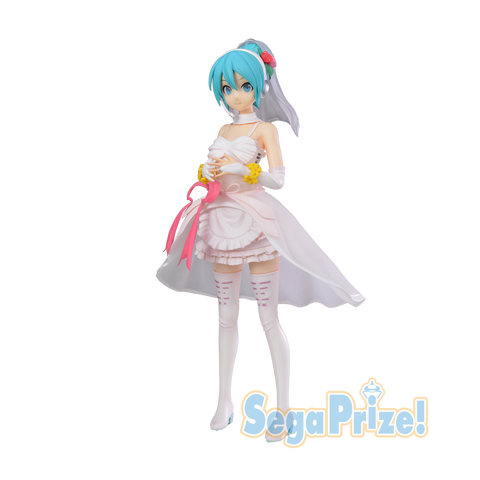 Hatsune Miku -Project DIVA- Arcade Future Tone - Hatsune Miku - SPM Figure - White Dress (SEGA)