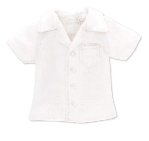 Doll Clothes - Picconeemo Costume - Open Collar Short Sleeve Shirt - 1/12 - White (Azone)