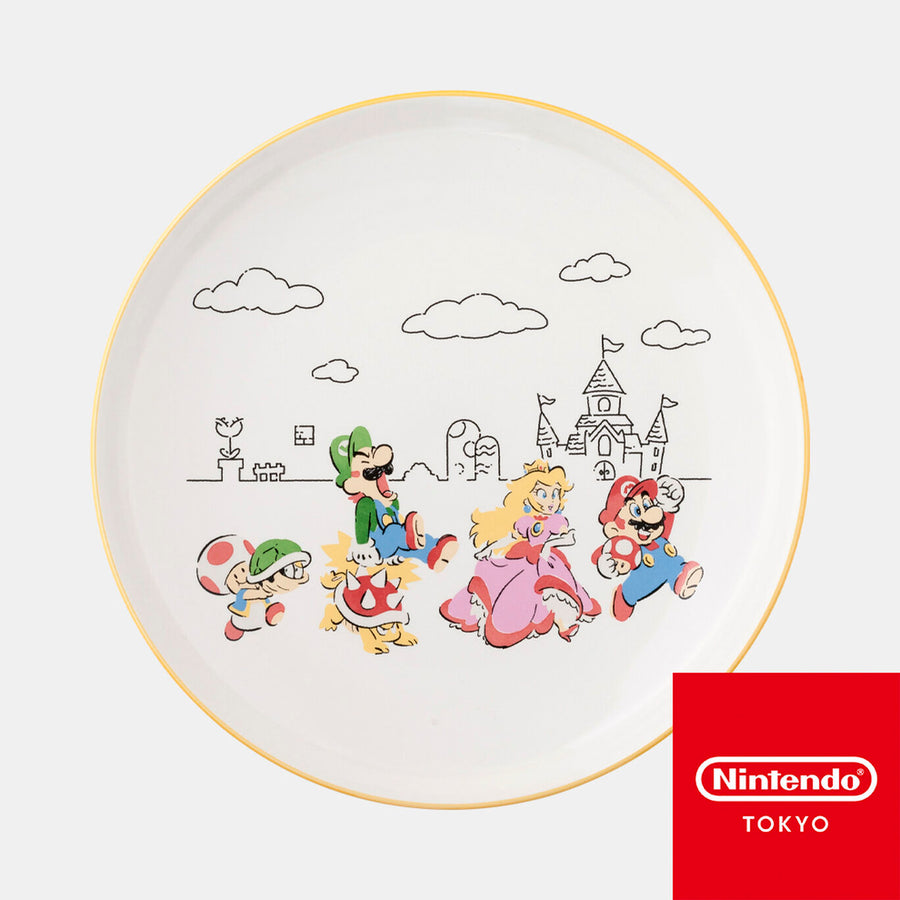 Super Mario - Family Life Collection - Melamine Serving Plate - Nintendo Tokyo Exclusive (Nintendo Store)