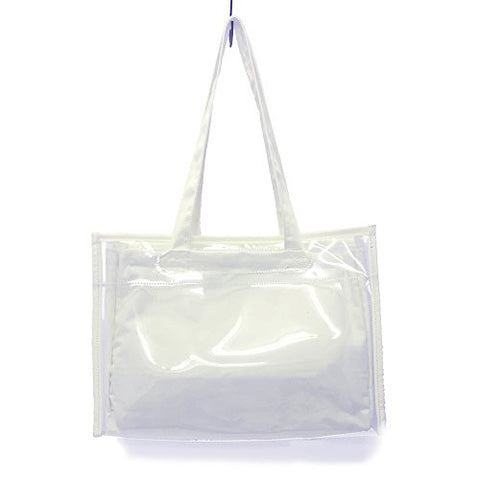 Ita Bag - Clear Tote Bag - White