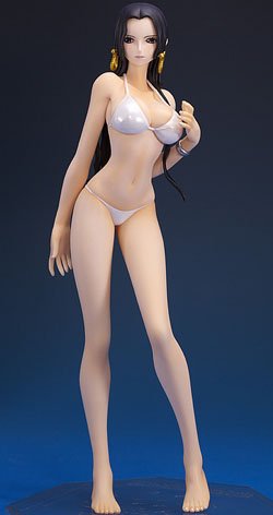 One Piece - Boa Hancock - Portrait Of Pirates Limited Edition - Excellent Model - 1/8 - Swimsuit White