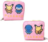 Pokémon - Square Cosmetic Pouch - Pink (Pokémon Center, LeSportsac)