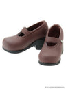 Doll Clothes - Pureneemo Original Costume - PureNeemo XS Size Costume - Soft Vinyl Strap Shoes - 1/6 - Brown (Azone)　