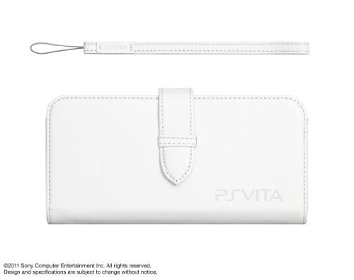 PSVita PlayStation Vita Leather Pouch & Strap (white)