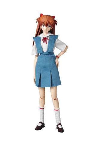 Shin Seiki Evangelion - Souryuu Asuka Langley - Real Action Heroes #502 - 1/6 - Uniform Version (Medicom Toy)　