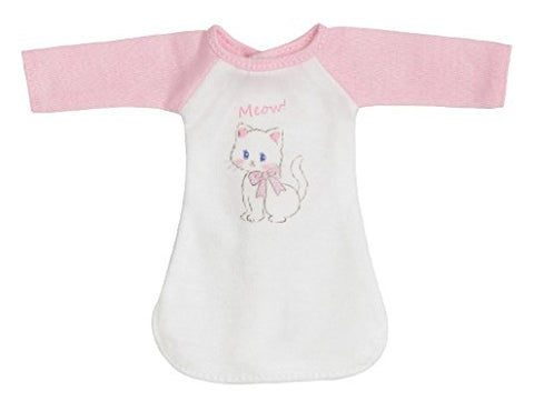 Doll Clothes - Pureneemo Original Costume - PureNeemo S Size Costume - Animal Raglan Dress - 1/6 - Pink x White (Azone)