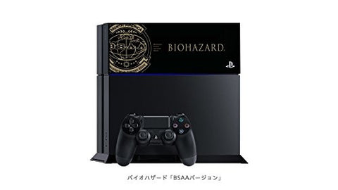 Biohazard BSAA Version PS4 Coverplate Black