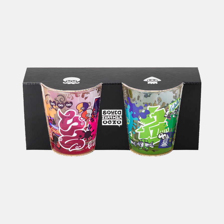 Splatoon - SQUID or OCTO Glass Set - Nintento Tokyo Exclusive (Nintendo Store)