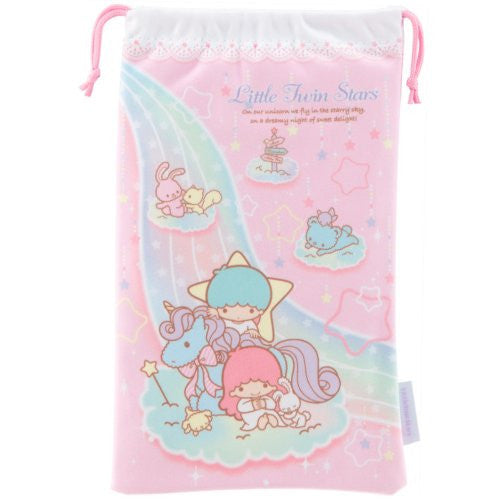 Little Twin Stars Pouch for 3DS LL (Pink)