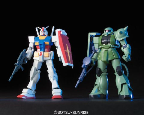 Kidou Senshi Gundam - MS-06F Zaku II - RX-78-2 Gundam - Gunpla Starter Set Vol.1 - HGUC - 1/144 (Bandai)