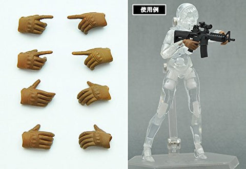 Figma - Little Armory #OP01 - Tactical Glove - 1/12 - Coyote Tan (Tomytec)