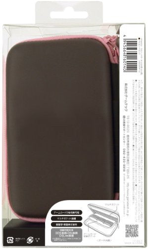 Palette Semi Hard Pouch for 3DS (Chocolate Pink)