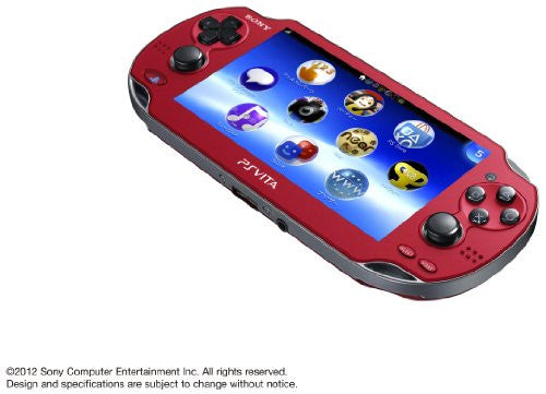 ★未使用★極美品PS Vita3G/Wi-Fiモデルコズミック・レッド1100 PlayStation Vita 3G/Wi-Fiモデル PCH-1100AB03 コズミック