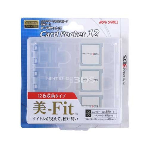 3DS Card Pocket 12 (Clear)