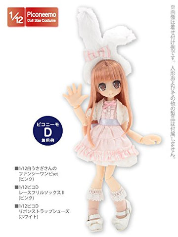 Doll Clothes - Picconeemo Costume - Shirousagi-san Fancy One-piece Set - 1/12 - Pink (Azone)