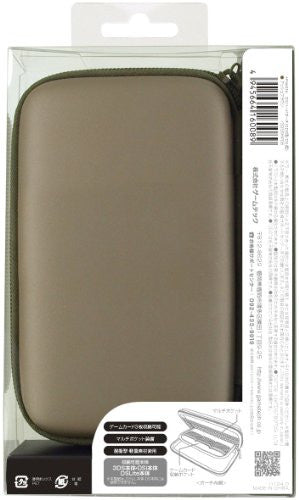 Palette Semi Hard Pouch for 3DS (Ash Brown)