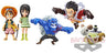 One Piece - World Collectable Figure - Treasure Rally IV - Luffy - Nico Robin - Mini Merry (ver. 2) - Luffy Gear 4 - Bullet (haki) - Set of 5 Figures (Banpresto)