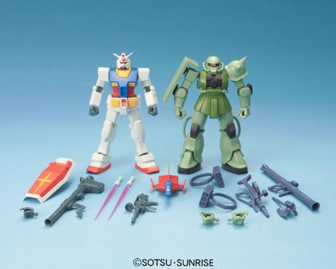 Kidou Senshi Gundam - MS-06F Zaku II - RX-78-2 Gundam - Gunpla Starter Set Vol.1 - HGUC - 1/144 (Bandai)