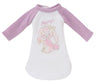 Doll Clothes - Picconeemo Costume - Animal Raglan Dress - 1/12 - Purple x White (Azone)