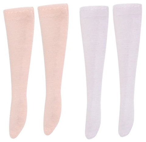 Doll Clothes - Picconeemo Costume - Pastel See-through Socks - 1/12 - B Set, Pink & Purple (Azone)