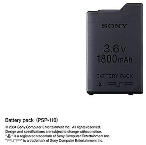 PSP PlayStation Portable Battery Pack